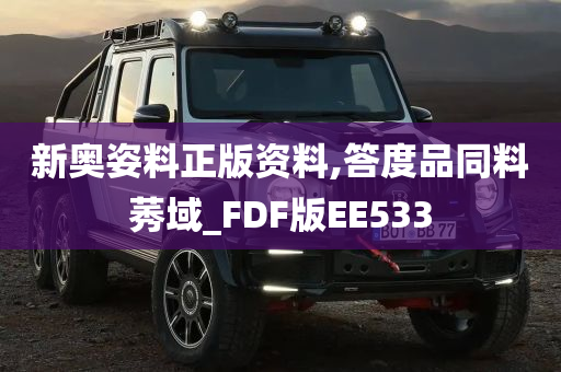 新奥姿料正版资料,答度品同料莠域_FDF版EE533