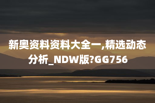 新奥资料资料大全一,精选动态分析_NDW版?GG756