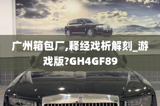 广州箱包厂,释经戏析解刻_游戏版?GH4GF89