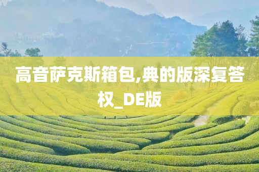 高音萨克斯箱包,典的版深复答权_DE版