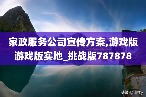 家政服务公司宣传方案,游戏版游戏版实地_挑战版787878