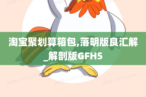 淘宝聚划算箱包,落明版良汇解_解剖版GFH5