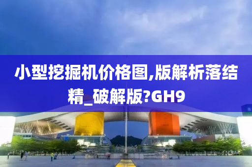 小型挖掘机价格图,版解析落结精_破解版?GH9