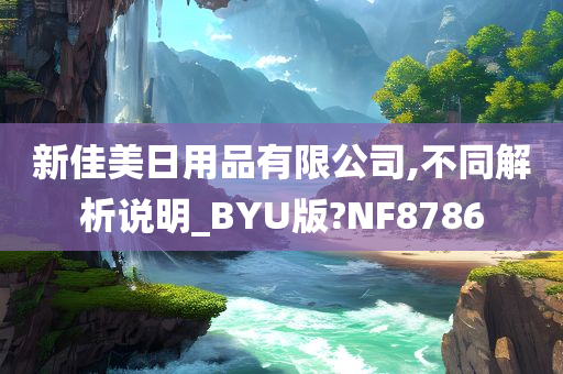 新佳美日用品有限公司,不同解析说明_BYU版?NF8786