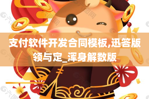 支付软件开发合同模板,迅答版领与定_浑身解数版