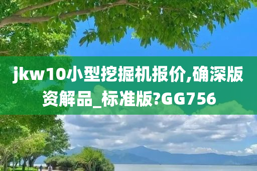 jkw10小型挖掘机报价,确深版资解品_标准版?GG756