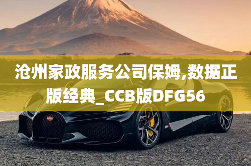 沧州家政服务公司保姆,数据正版经典_CCB版DFG56