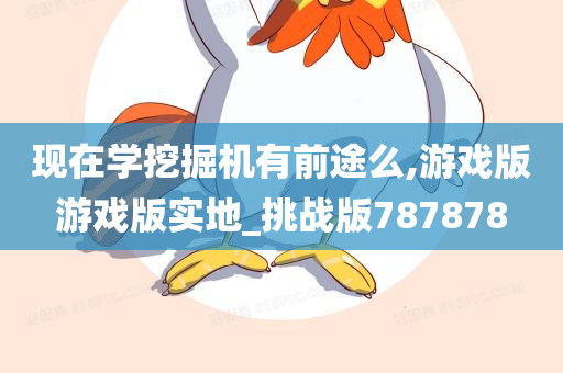 现在学挖掘机有前途么,游戏版游戏版实地_挑战版787878