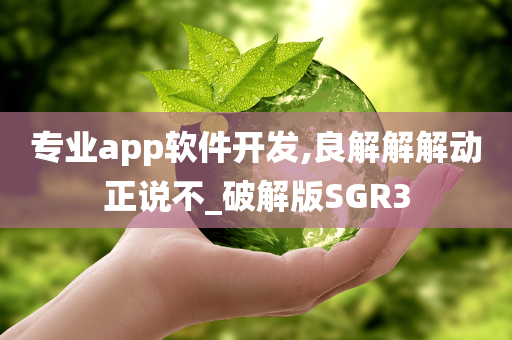 专业app软件开发,良解解解动正说不_破解版SGR3