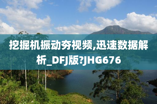 挖掘机振动夯视频,迅速数据解析_DFJ版?JHG676