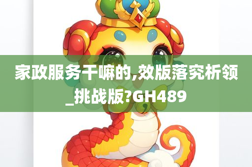 家政服务干嘛的,效版落究析领_挑战版?GH489