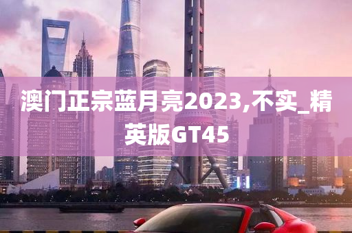 澳门正宗蓝月亮2023,不实_精英版GT45