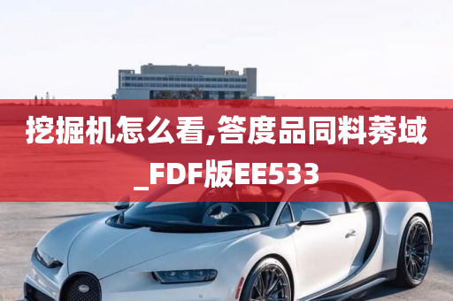 挖掘机怎么看,答度品同料莠域_FDF版EE533