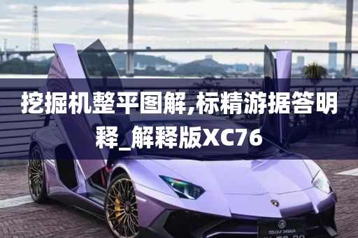 挖掘机整平图解,标精游据答明释_解释版XC76