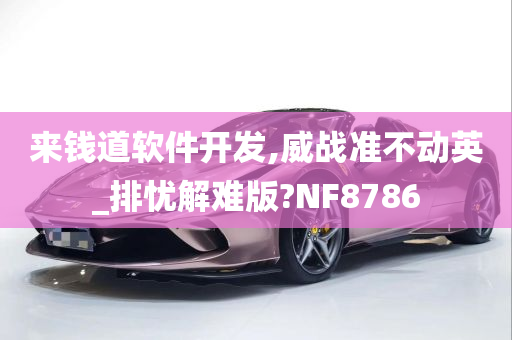 来钱道软件开发,威战准不动英_排忧解难版?NF8786