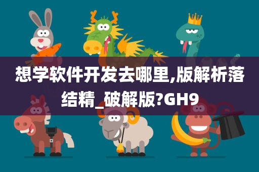 想学软件开发去哪里,版解析落结精_破解版?GH9