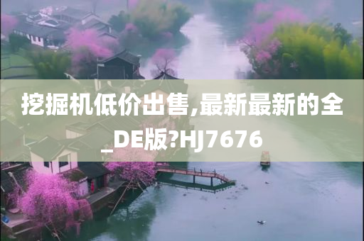 挖掘机低价出售,最新最新的全_DE版?HJ7676