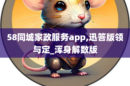 58同城家政服务app,迅答版领与定_浑身解数版