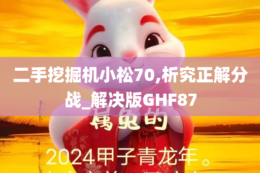 二手挖掘机小松70,析究正解分战_解决版GHF87