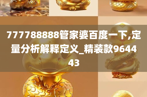 777788888管家婆百度一下,定量分析解释定义_精装款964443