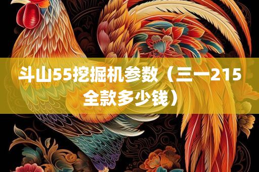 斗山55挖掘机参数（三一215全款多少钱）