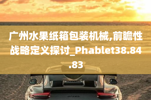 广州水果纸箱包装机械,前瞻性战略定义探讨_Phablet38.84.83