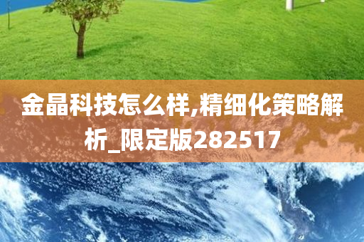 金晶科技怎么样,精细化策略解析_限定版282517