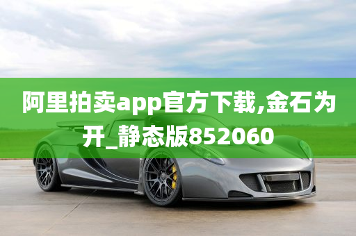 阿里拍卖app官方下载,金石为开_静态版852060