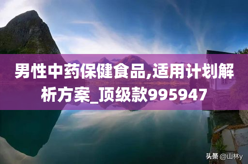 男性中药保健食品,适用计划解析方案_顶级款995947