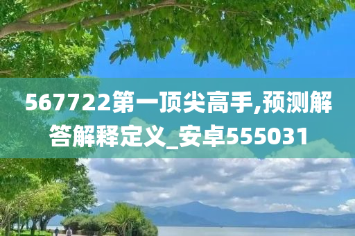 567722第一顶尖高手,预测解答解释定义_安卓555031