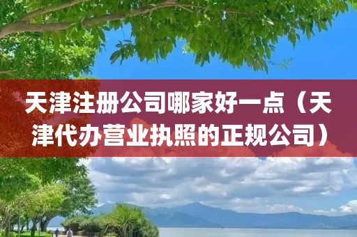 天津注册公司哪家好一点（天津代办营业执照的正规公司）