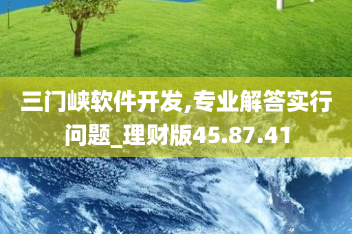 三门峡软件开发,专业解答实行问题_理财版45.87.41