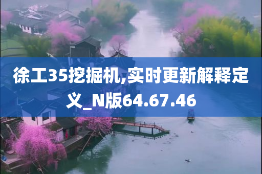 徐工35挖掘机,实时更新解释定义_N版64.67.46