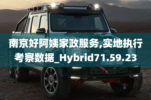 南京好阿姨家政服务,实地执行考察数据_Hybrid71.59.23