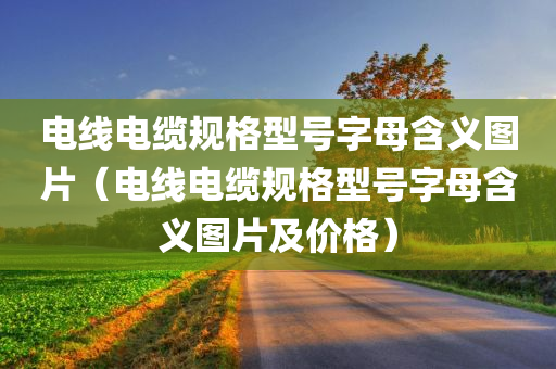 电线电缆规格型号字母含义图片（电线电缆规格型号字母含义图片及价格）