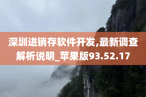 深圳进销存软件开发,最新调查解析说明_苹果版93.52.17