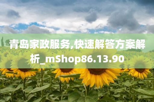 青岛家政服务,快速解答方案解析_mShop86.13.90