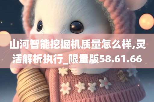 山河智能挖掘机质量怎么样,灵活解析执行_限量版58.61.66