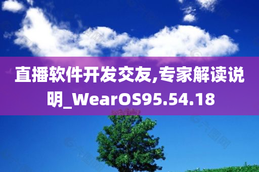 直播软件开发交友,专家解读说明_WearOS95.54.18