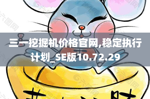 三一挖掘机价格官网,稳定执行计划_SE版10.72.29