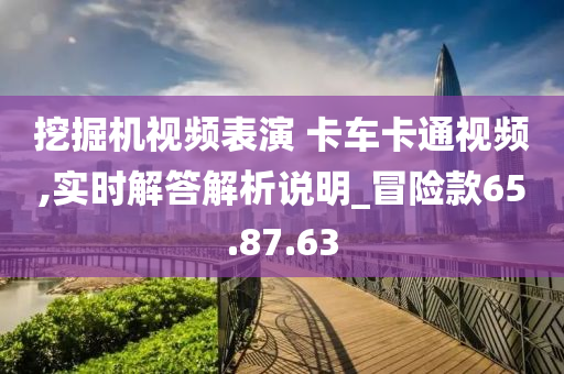 挖掘机视频表演 卡车卡通视频,实时解答解析说明_冒险款65.87.63