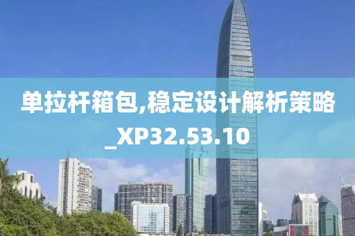 单拉杆箱包,稳定设计解析策略_XP32.53.10