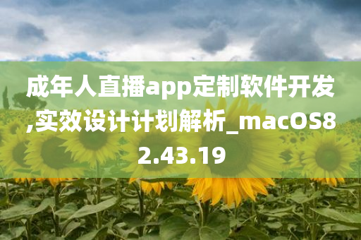 成年人直播app定制软件开发,实效设计计划解析_macOS82.43.19