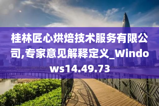 桂林匠心烘焙技术服务有限公司,专家意见解释定义_Windows14.49.73