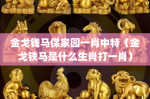 金戈钱马保家园一肖中特（金戈铁马是什么生肖打一肖）